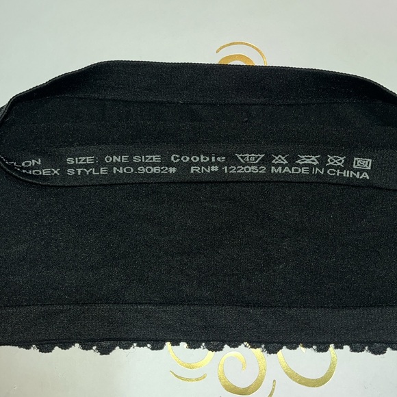 #168-NWOT (OS) Black Coobie BANDEAU BRA - Picture 6 of 6